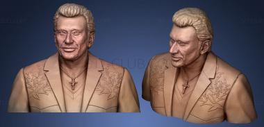 3D model Johnny Hallyday (STL)